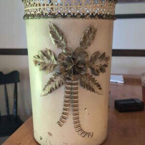 MCM Metal Trashcan Art Deco of Philadelphia